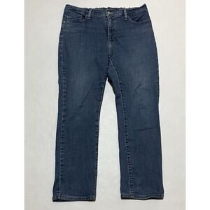 Levis Jeans‎ Mens Size 34 X 28 Blue Denim Stretch Waist Pants Medium Wash 3449